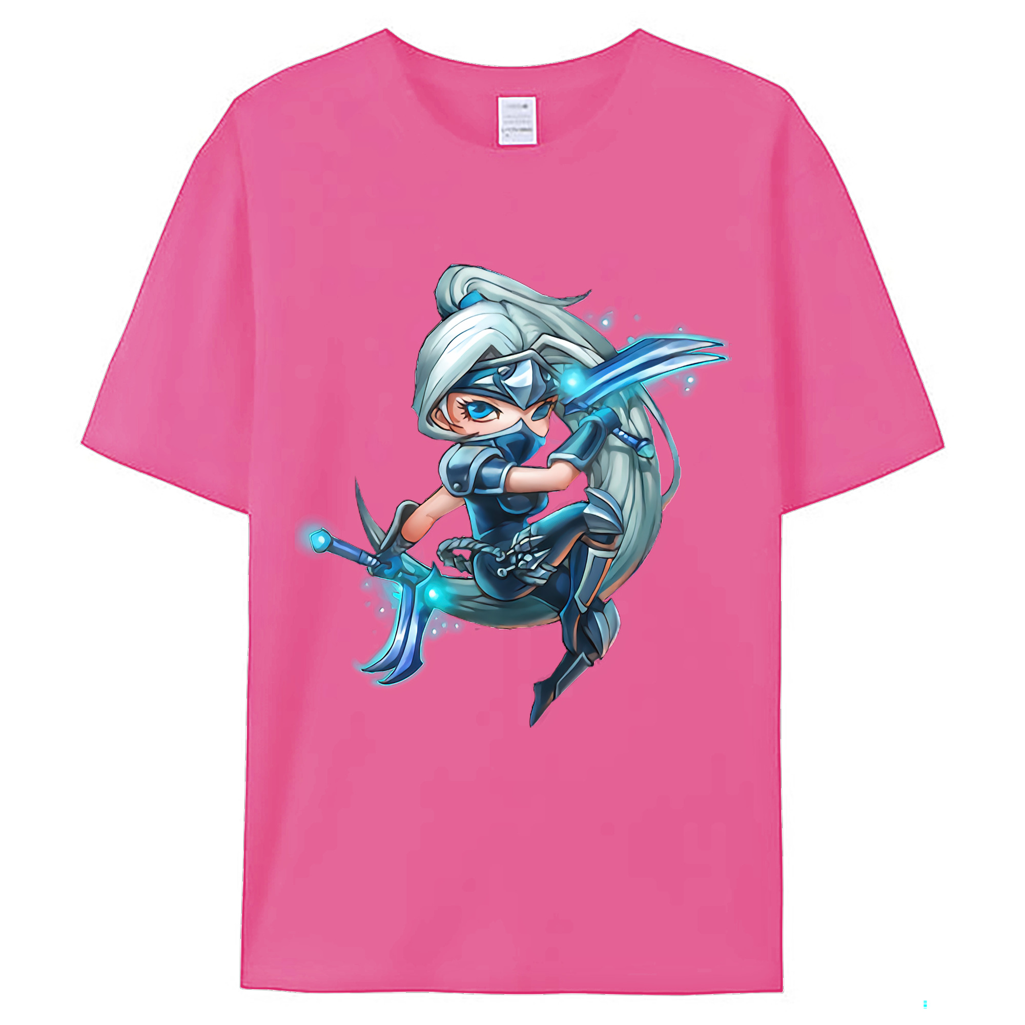 （画像用） リーグ・オブ・レジェンド League of Legends LOL レディースカジュアルプリントTシャツ（綿100％）